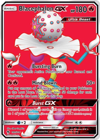Blacephalon GX (Full Art), SM - Lost Thunder 199/214