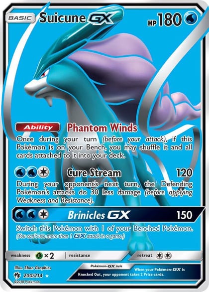 Suicune GX (Full Art), SM - Lost Thunder 200/214
