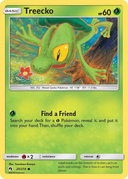 Treecko, SM - Lost Thunder 20/214