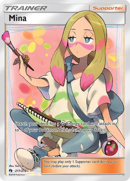 Mina (Full Art), SM - Lost Thunder 211/214