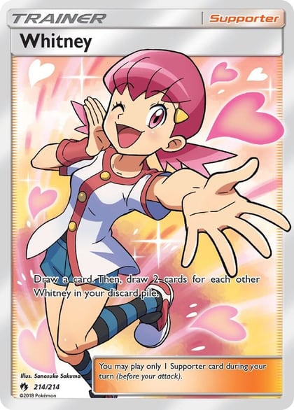 Whitney (Full Art), SM - Lost Thunder 214/214
