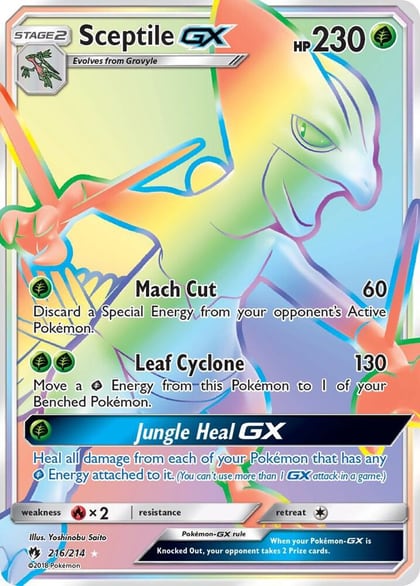 Sceptile GX (Secret), SM - Lost Thunder 216/214