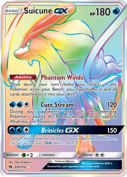 Suicune GX (Secret), SM - Lost Thunder 220/214