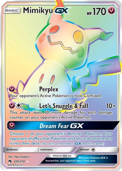 Mimikyu GX (Secret), SM - Lost Thunder 226/214