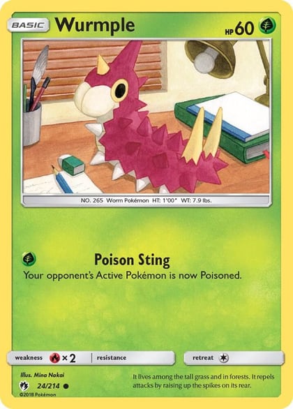 Wurmple (24), SM - Lost Thunder 24/214