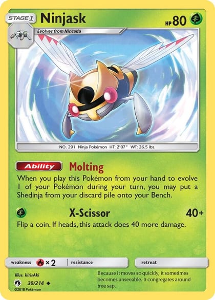 Ninjask, SM - Lost Thunder 30/214