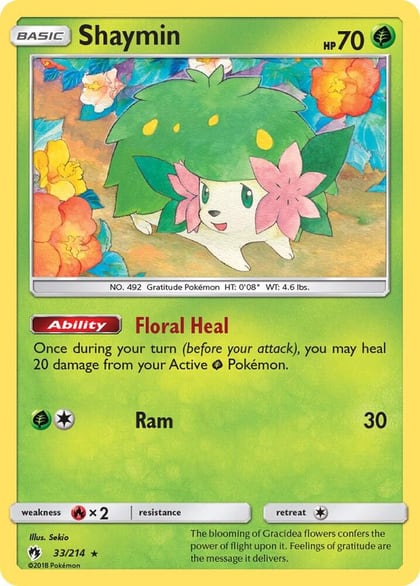 Shaymin, SM - Lost Thunder 33/214