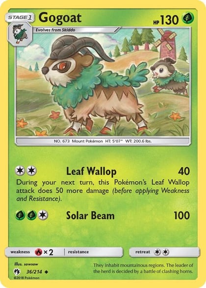 Gogoat, SM - Lost Thunder 36/214