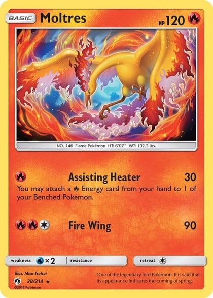 Moltres, SM - Lost Thunder 38/214