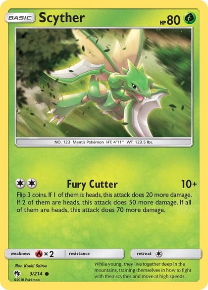 Scyther, SM - Lost Thunder 3/214