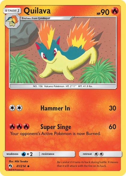 Quilava, SM - Lost Thunder 41/214
