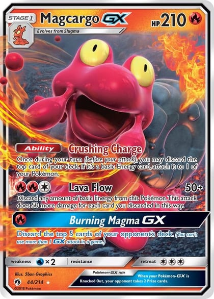 Magcargo GX, SM - Lost Thunder 44/214