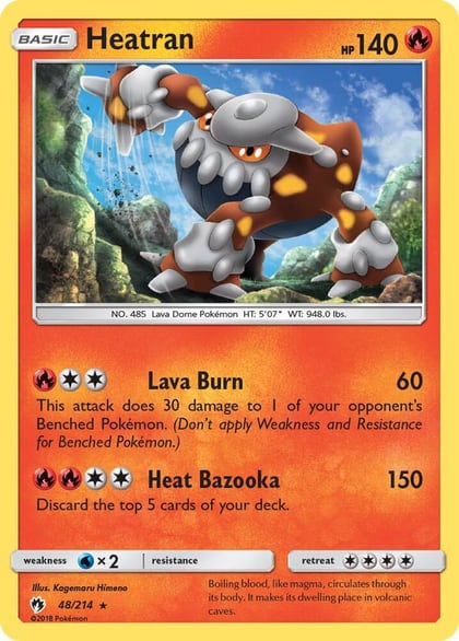 Heatran, SM - Lost Thunder 48/214