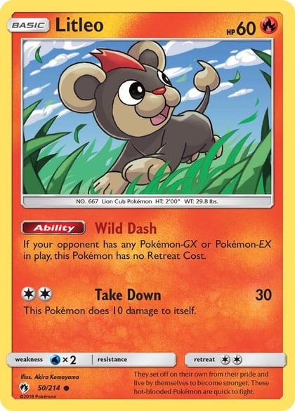 Litleo, SM - Lost Thunder 50/214