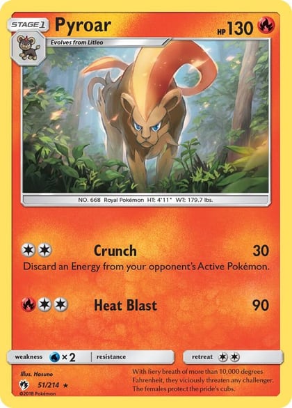 Pyroar, SM - Lost Thunder 51/214