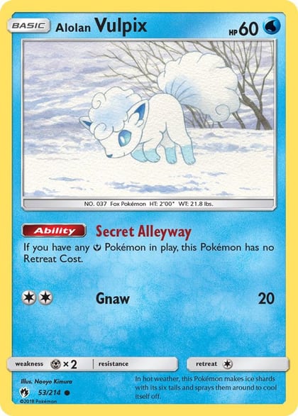 Alolan Vulpix, SM - Lost Thunder 53/214