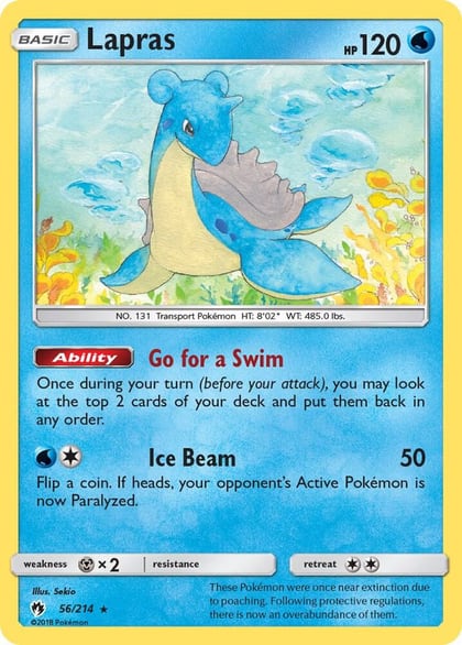 Lapras, SM - Lost Thunder 56/214