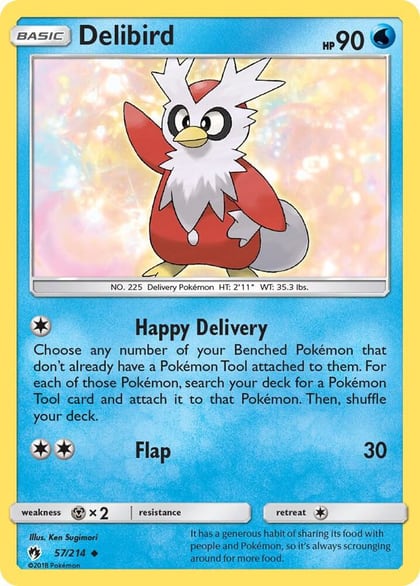 Delibird, SM - Lost Thunder 57/214