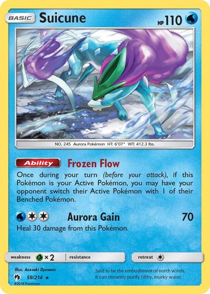 Suicune, SM - Lost Thunder 59/214