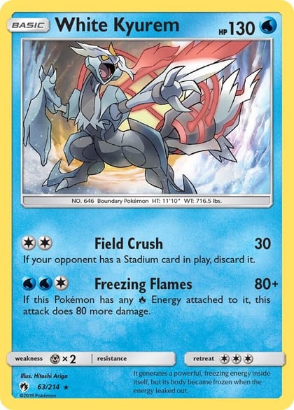 White Kyurem, SM - Lost Thunder 63/214