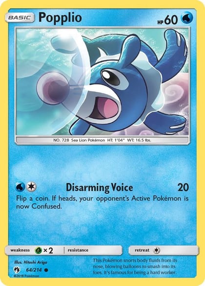 Popplio (64), SM - Lost Thunder 64/214