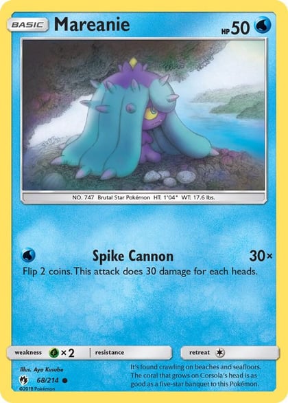 Mareanie (68), SM - Lost Thunder 68/214