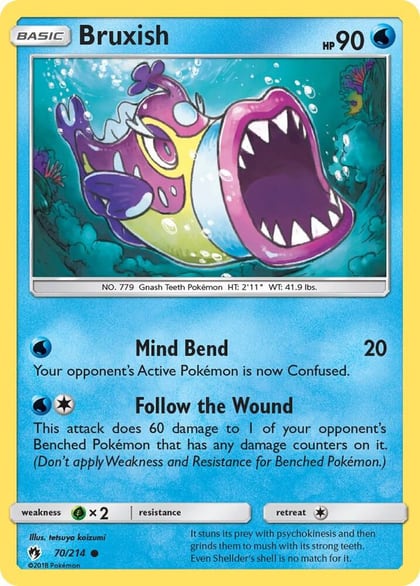 Bruxish, SM - Lost Thunder 70/214