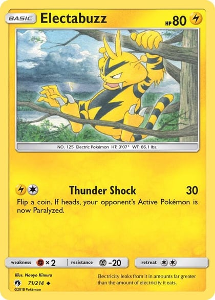 Electabuzz, SM - Lost Thunder 71/214