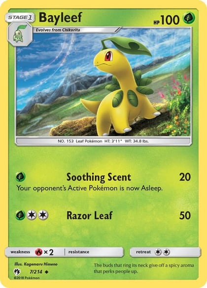Bayleef, SM - Lost Thunder 7/214