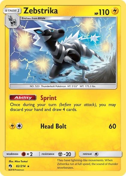 Zebstrika, SM - Lost Thunder 82/214