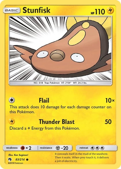 Stunfisk, SM - Lost Thunder 83/214