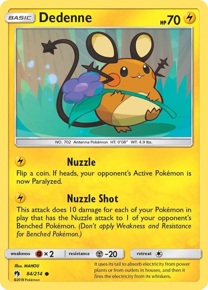 Dedenne (84), SM - Lost Thunder 84/214