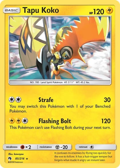 Tapu Koko, SM - Lost Thunder 85/214