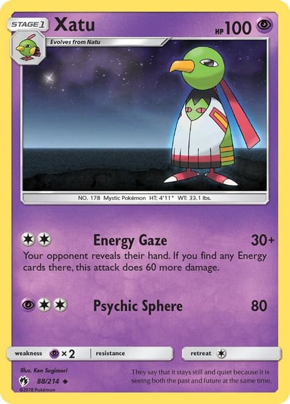 Xatu, SM - Lost Thunder 88/214