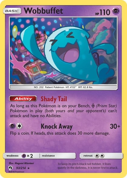 Wobbuffet, SM - Lost Thunder 93/214