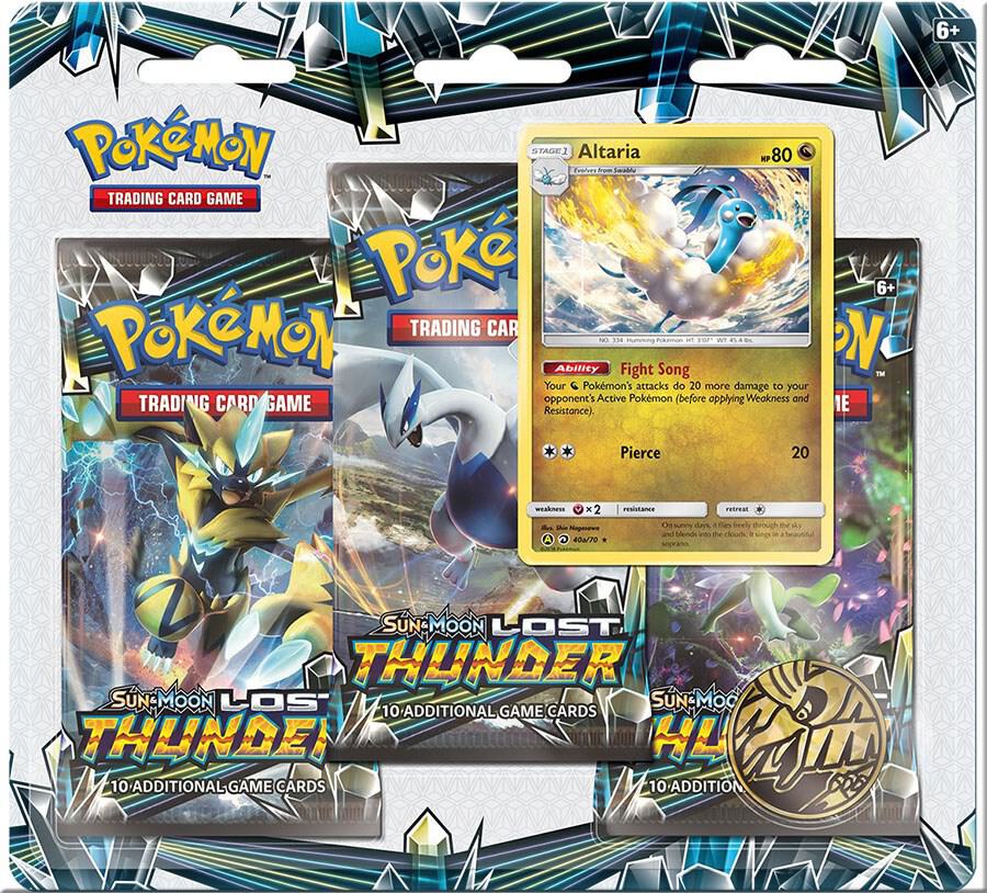 Lost Thunder 3 Pack Blister [Altaria], SM - Lost Thunder P177904