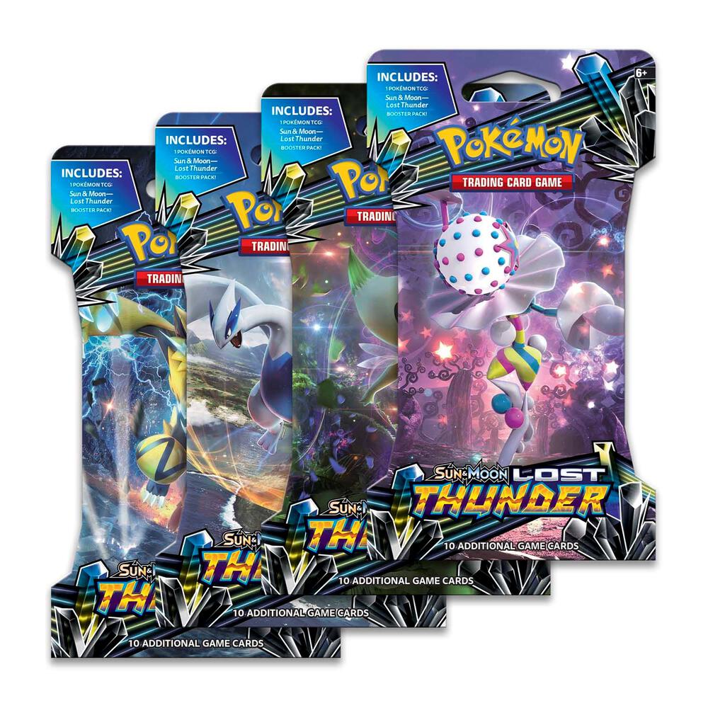 Lost Thunder Sleeved Booster Pack Art Bundle [Set of 4], SM - Lost Thunder P276583