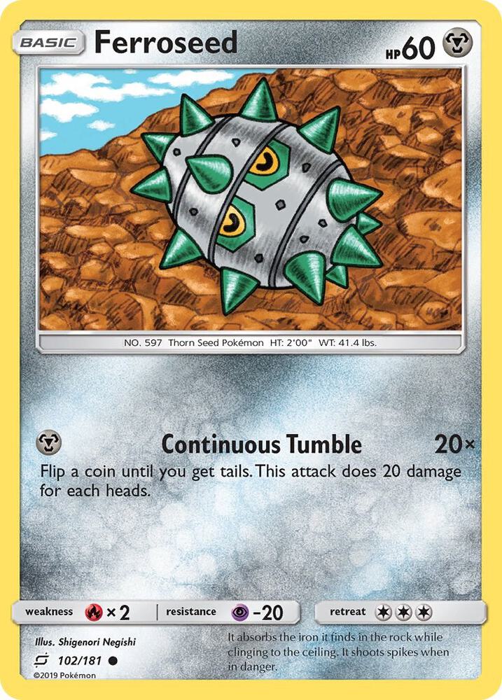 Ferroseed, SM - Team Up 102/181