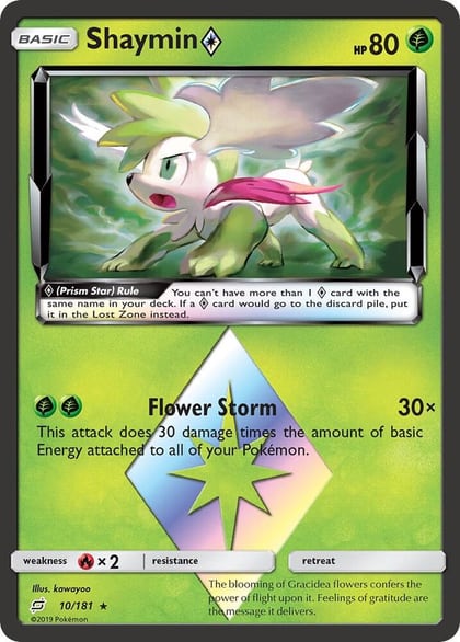 Shaymin Prism Star, SM - Team Up 10/181