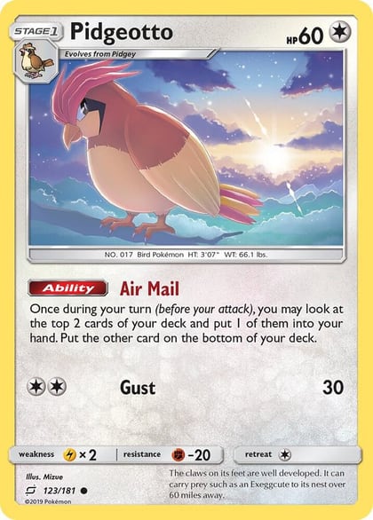 Pidgeotto, SM - Team Up 123/181