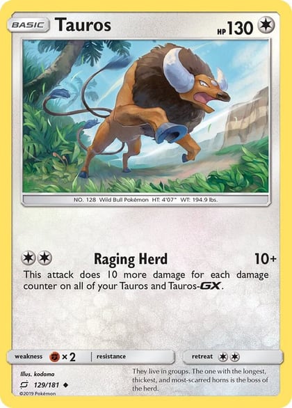 Tauros, SM - Team Up 129/181