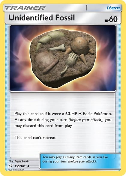 Unidentified Fossil, SM - Team Up 155/181