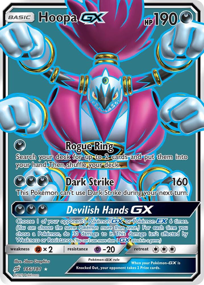 Hoopa GX (Full Art), SM - Team Up 166/181