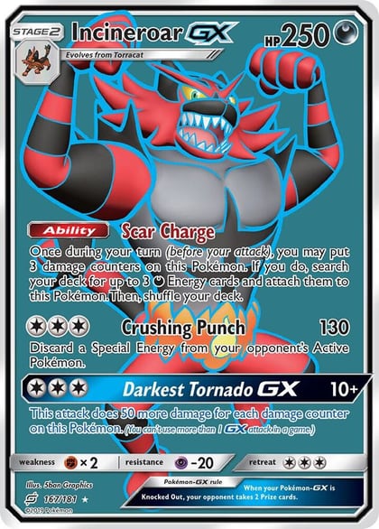 Incineroar GX (Full Art), SM - Team Up 167/181