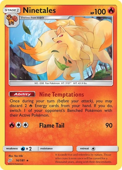 Ninetales, SM - Team Up 16/181