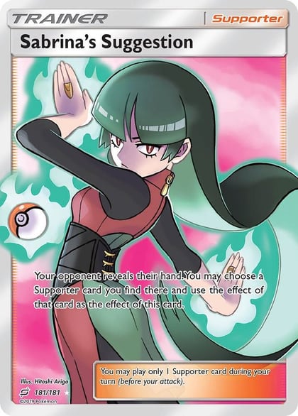 Sabrina's Suggestion (Full Art), SM - Team Up 181/181