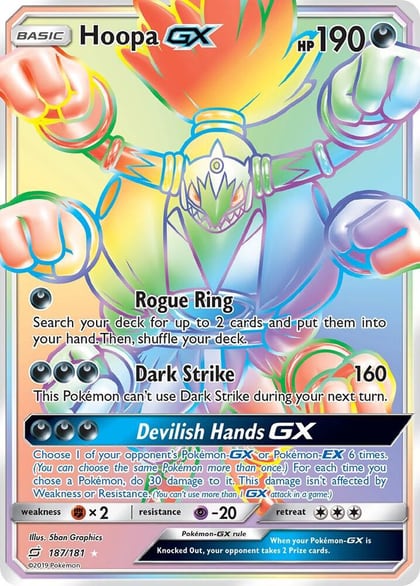 Hoopa GX (Secret), SM - Team Up 187/181