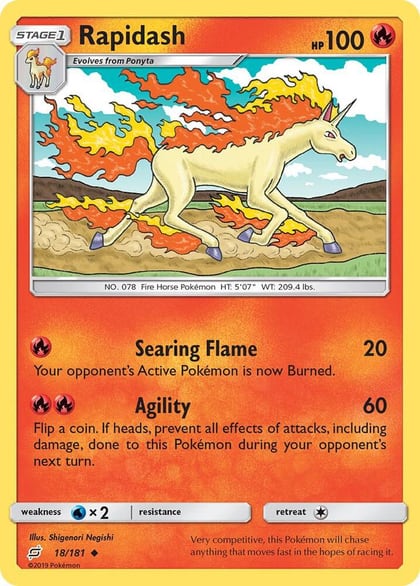 Rapidash, SM - Team Up 18/181