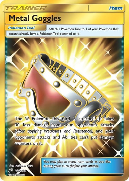 Metal Goggles (Secret), SM - Team Up 195/181