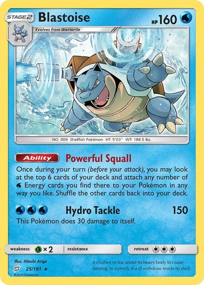 Blastoise, SM - Team Up 25/181